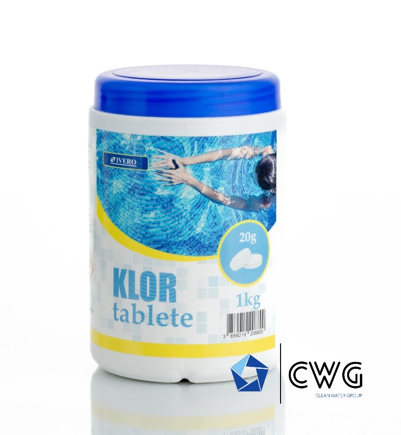 CHLORINE TABLETS 20 g pack 1 kg