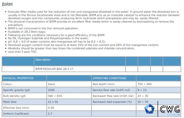 BIRM - filtration filling - Image 2