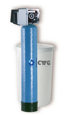 Simplex automatic water softener